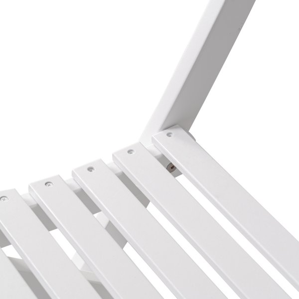 Knohult Outdoor-Sofa | Gartenbank - Weiß + Textilreinigung für Möbel