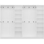 Armadio Flurmöbel B 270 x 35 x 210 cm - Weiß