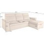 Nubo Schlafsofa - Grau