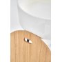 Theosophie Couchtisch Ø38 cm - Weiß