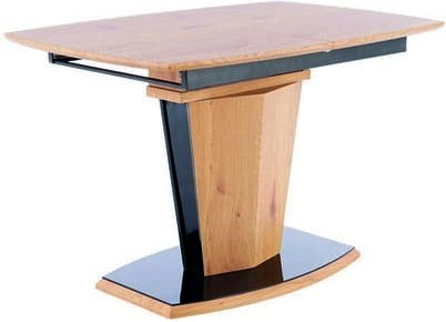Houston Esstisch 120-160 cm - Eiche/schwarz