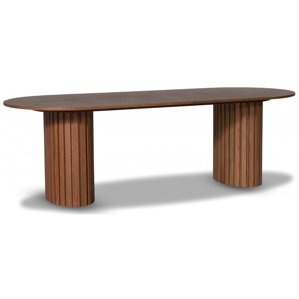 PiPi ovaler Esstisch 240 cm - Walnuss
