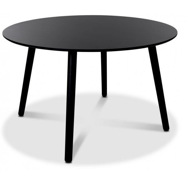 Rosvik runder Esstisch 120 cm - Schwarz + Fleckentferner für Möbel