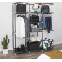 Kleiderschrank Katerina 150 x 175 cm - Schwarz