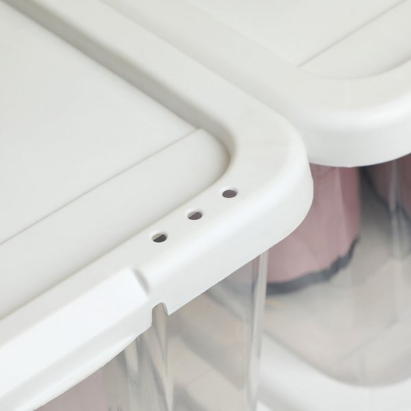 Leander Aufbewahrungsbox 35x20 cm 12er-Pack - Transparent