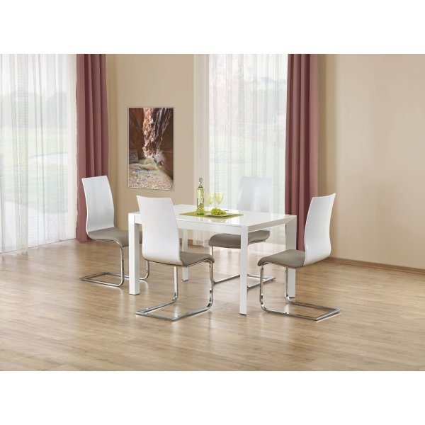 Nesto ausziehbarer Esstisch 130-210 cm - Weiß