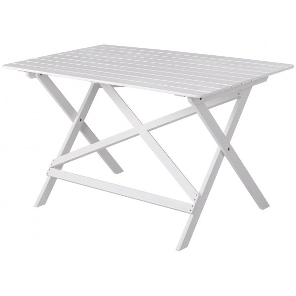 Haväng klassische weiße Outdoor-Gruppe; Sofa, Tisch und 2 Stühle