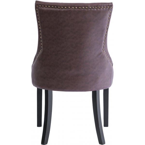 Tuva Eastport Esszimmerstuhl mit Nieten - Vintage PU