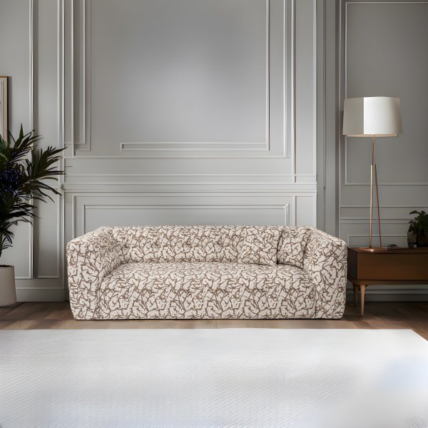 3-Sitzer-Sofa aus Cady - Beige/Braun