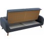 Kronos 3-Sitzer-Schlafsofa Dunkelblau
