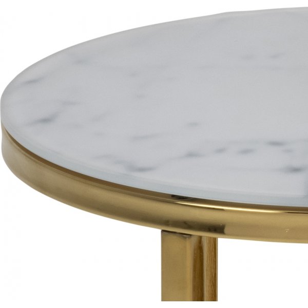 Alisma Tisch Ø35/45 cm - Weiß