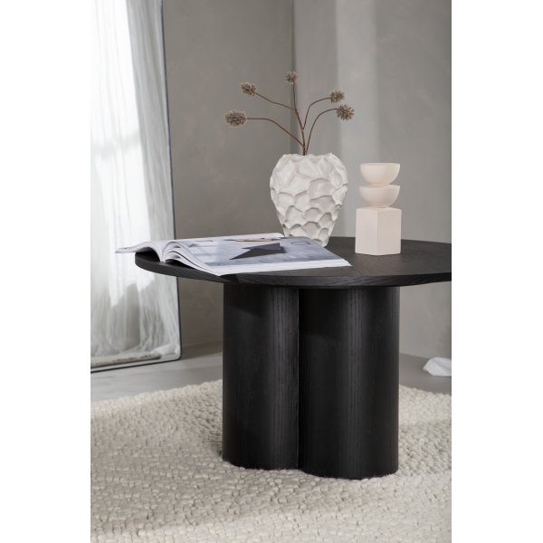 Couchtisch Olivia Ø80 cm - Schwarz