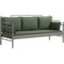 Hampus 3-Sitzer Outdoor-Sofa - Braun/Grün