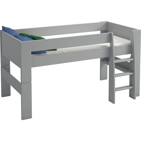 Für Kinder-Hochbett 90 x 200 cm - Grau