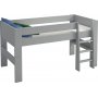 Für Kinder-Hochbett 90 x 200 cm - Grau