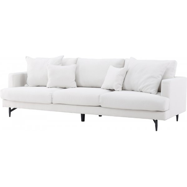 Sofia 3-Sitzer-Sofa - Beigefarbenes Leinen