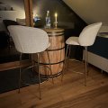 Kundenbild Barhocker Beige/Gold