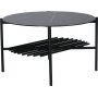 Adel Couchtisch 80 cm - Schwarzer Marmor