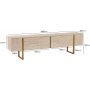 Serenity Medienbank - Travertin/Gold