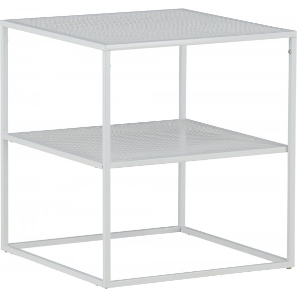 Netz Beistelltisch 55 x 55 cm - Weiß