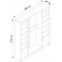 Armadio Flurmöbel 180 x 35 x 210 cm - Weiß