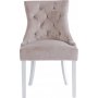 Tuva Stuhl Cleopatra - Beige Samt (hinterer Griff) + Fleckentferner für Möbel