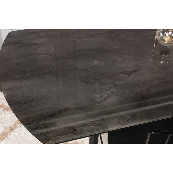 Ares Esstisch 180 x 80 cm - Schwarz