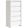 Kaspische Kommode 56 x 112,5 cm - Weiß