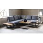 Outdoor-Ecksofa mit Tisch + Textilreinigung für Möbel