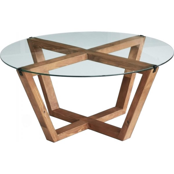 Lotus Couchtisch Ø75 cm - Holz