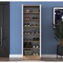 Mendy Kleiderschrank 60 cm - Nussbaum/weiß