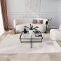 Sun Couchtisch 85 cm - Schwarz