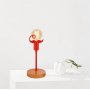 Beami Tischlampe - Nussbaum/rot