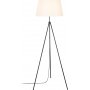 Stativ-Stehlampe - Schwarz/Creme