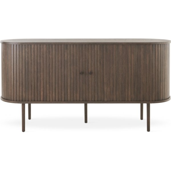 Slide Sideboard 150 cm - Braun lackierte Eiche