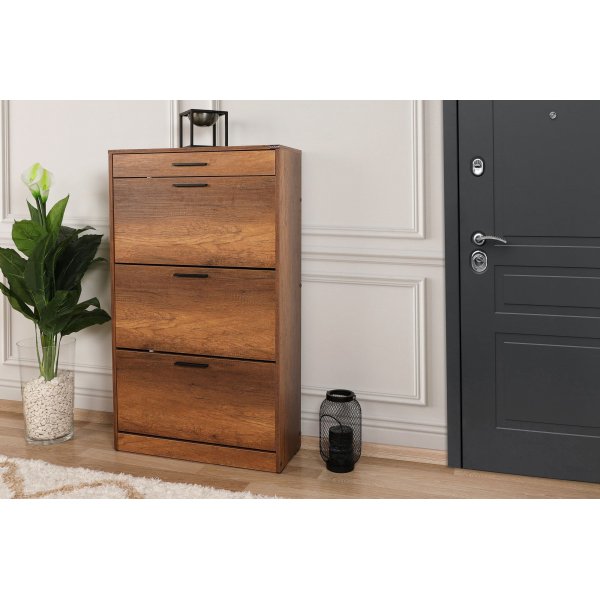 Shock Schuhschrank - Nussbaum