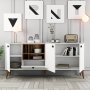 Nappa-Sideboard - Weiß