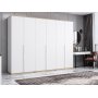 Lyn Kleiderschrank 270 x 52 x 206 cm - Weiß