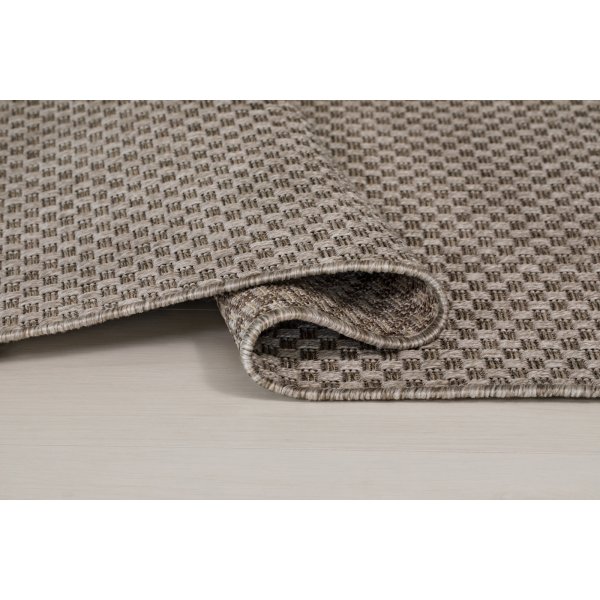 Flachgewebter Teppich Pampero Grau