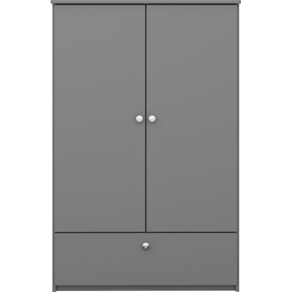 Memphis Kleiderschrank - Grau