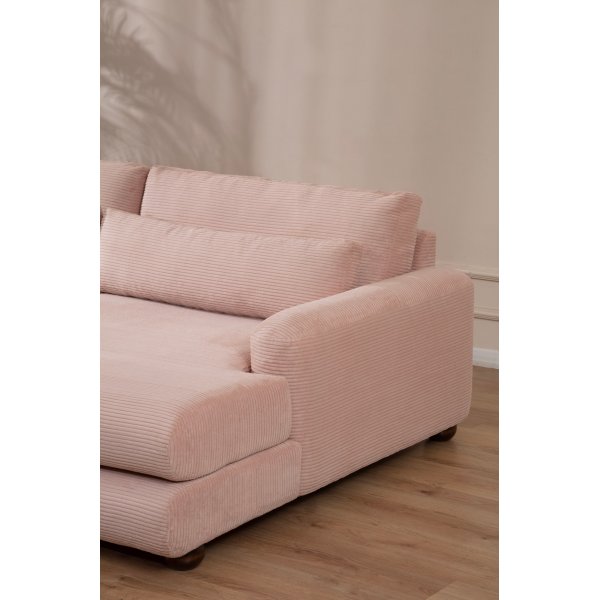 River Divansofa rechts - Pink