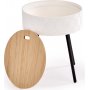 Theosophie Couchtisch Ø38 cm - Weiß