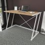 Adelaide Schreibtisch 114 x 60 cm - Weiß/Eiche