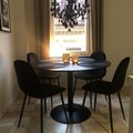 Kundenbild Sitz Esstisch Hochdrucklaminat - Schwarz - ø110 cm