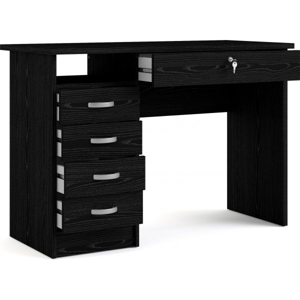 Function Plus Schreibtisch mit 4 Schubladen 109,3 x 48,5 cm - Black Box