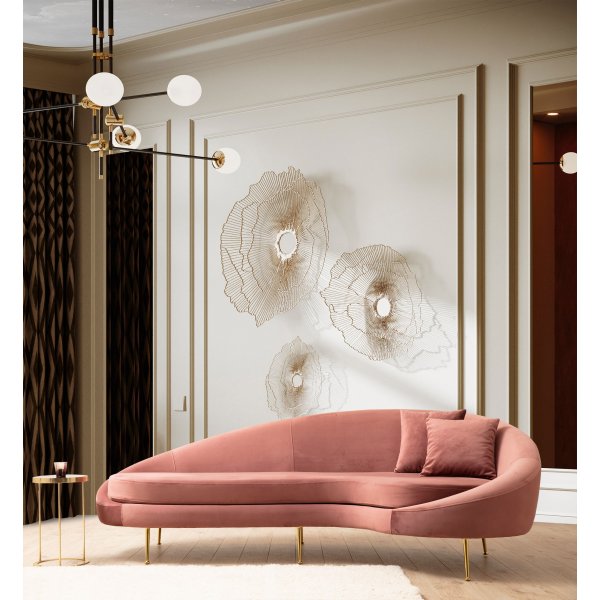 Essie-Sofa - Rosa