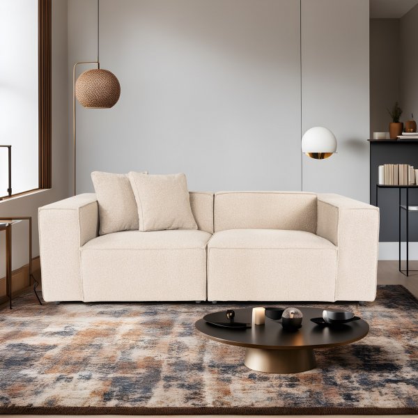Lora 2-Sitzer-Sofa - Pfirsich