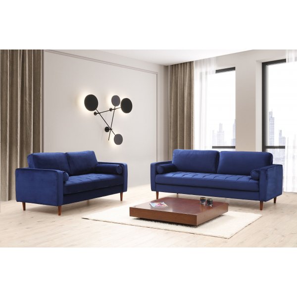 Rome 3-Sitzer-Sofa - Marineblau