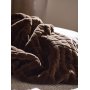 Luna Plaid 120 x 150 cm - Dunkles Nougat