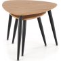 Adaline Couchtisch 40x40 | 60x60 cm - Eiche/schwarz
